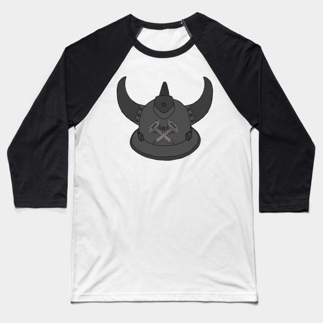 Hack n Stack Warrior helmet Baseball T-Shirt by HacknStack